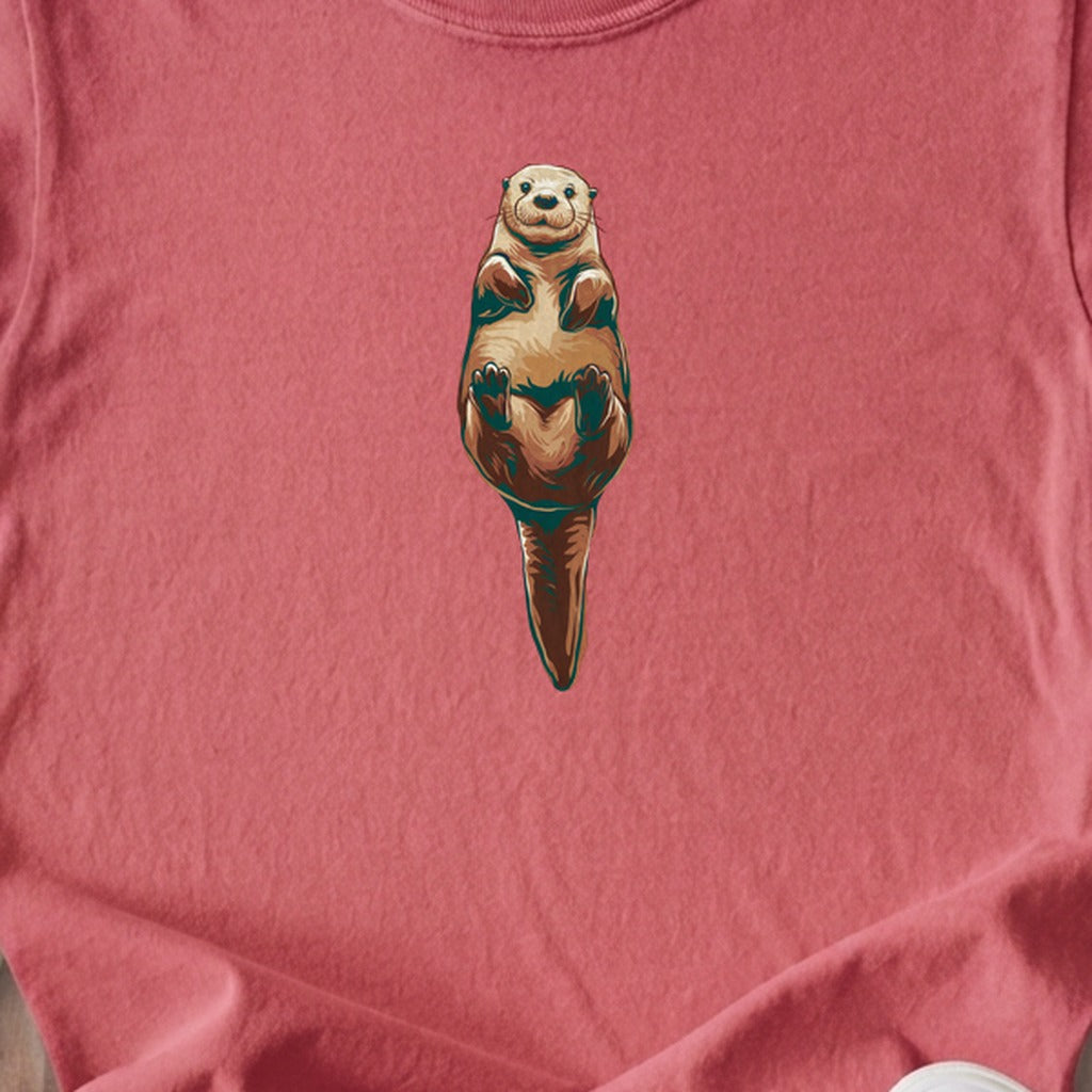 Painted Otter Kids Cotton T-Shirt