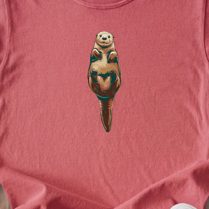 Painted Otter Kids Cotton T-Shirt