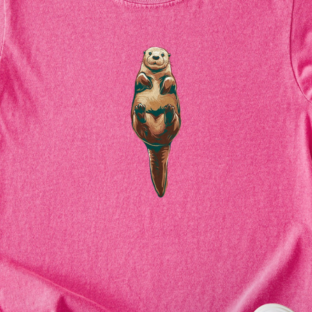 Painted Otter Kids Cotton T-Shirt