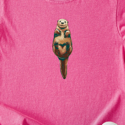 Painted Otter Kids Cotton T-Shirt