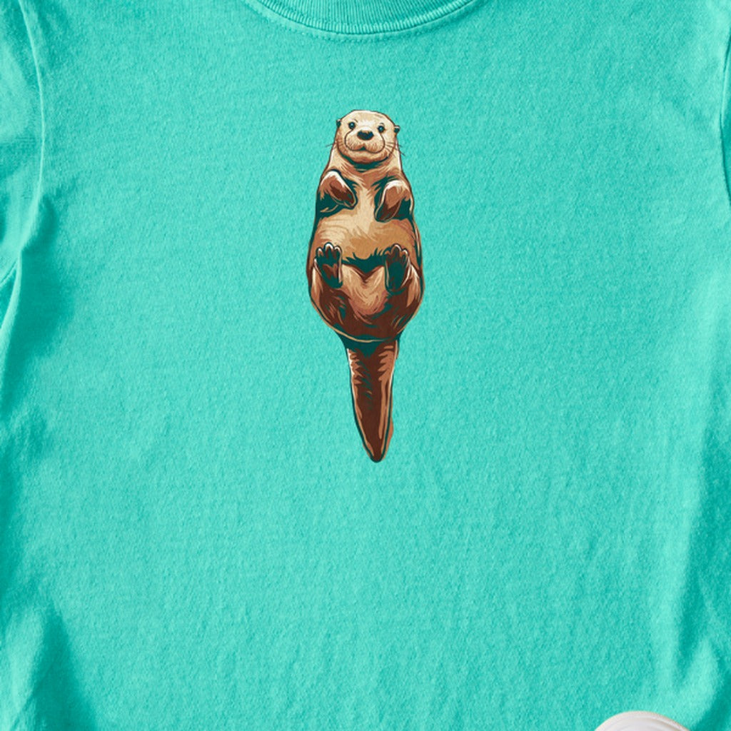Painted Otter Kids Cotton T-Shirt
