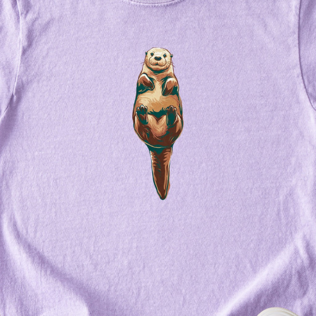 Painted Otter Kids Cotton T-Shirt