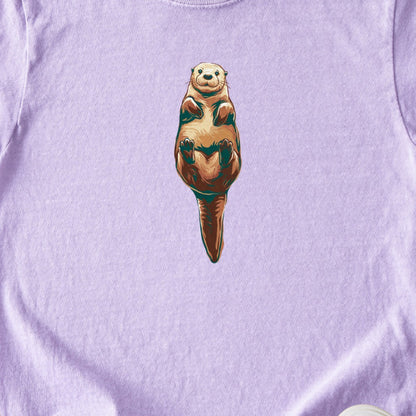 Painted Otter Kids Cotton T-Shirt