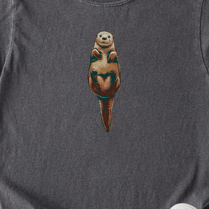 Painted Otter Kids Cotton T-Shirt