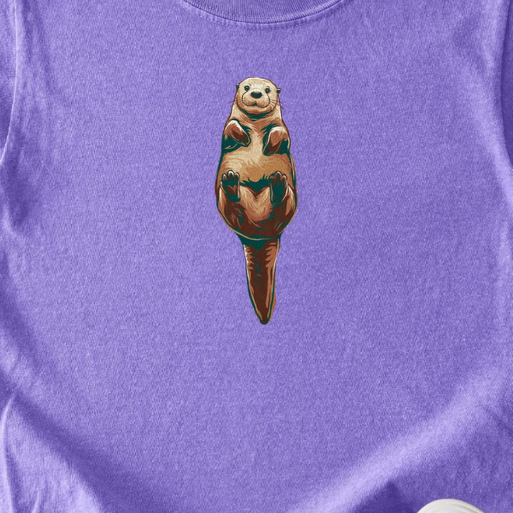 Painted Otter Kids Cotton T-Shirt