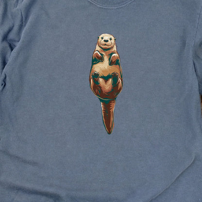 Painted Otter Cotton Long Sleeve