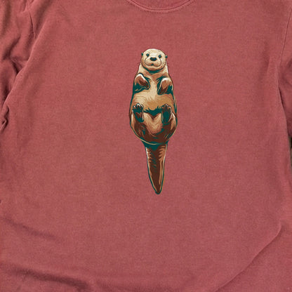 Painted Otter Cotton Long Sleeve