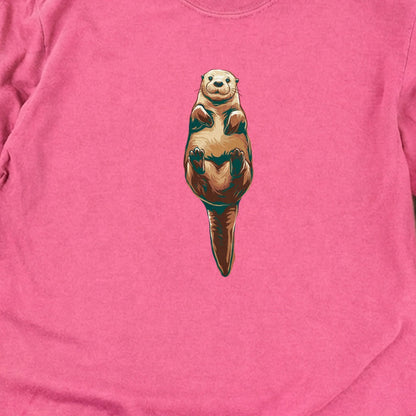 Painted Otter Cotton Long Sleeve