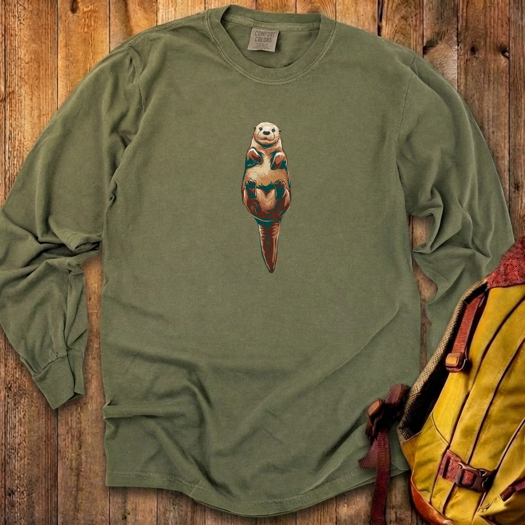 Painted Otter Cotton Long Sleeve