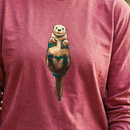 Painted Otter Cotton Long Sleeve