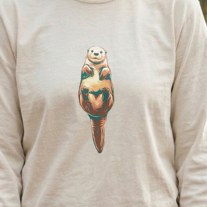 Painted Otter Cotton Long Sleeve
