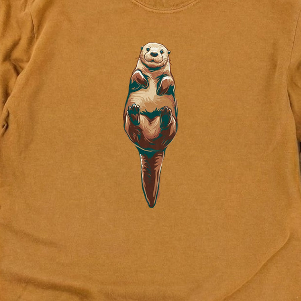 Painted Otter Cotton Long Sleeve