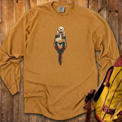 Painted Otter Cotton Long Sleeve