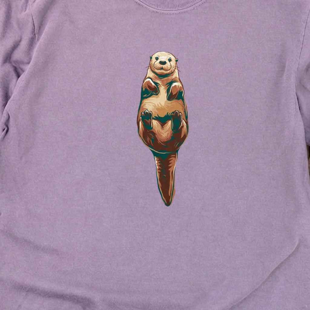 Painted Otter Cotton Long Sleeve