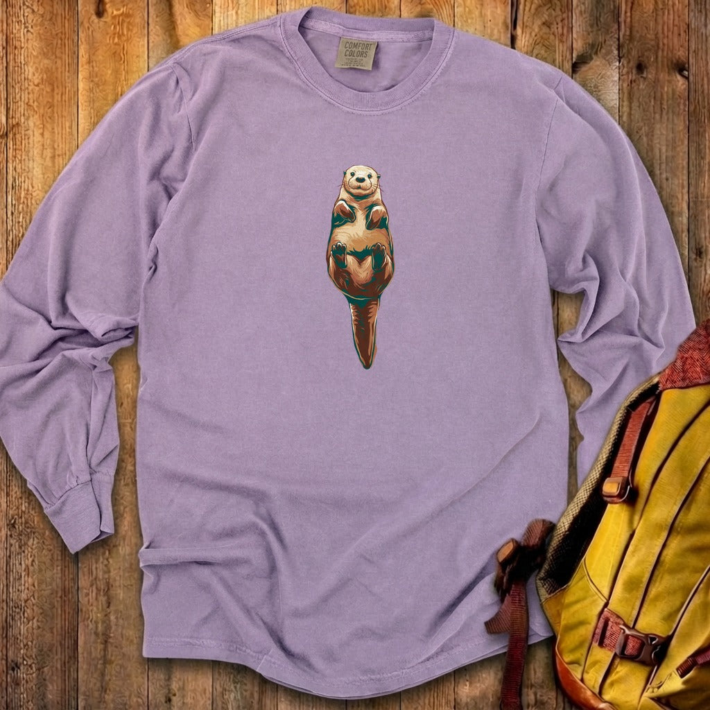 Painted Otter Cotton Long Sleeve
