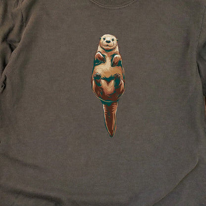 Painted Otter Cotton Long Sleeve