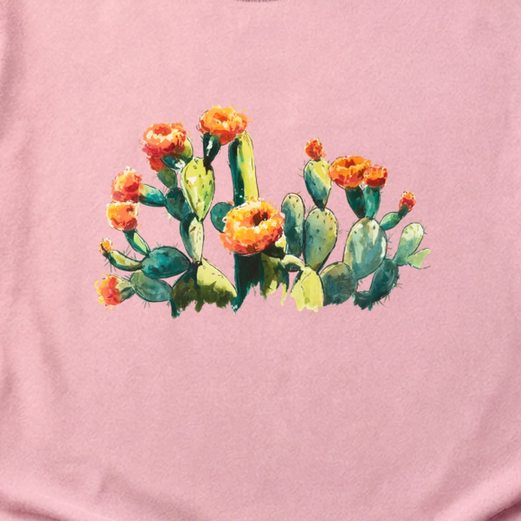 Painted Paddle Cactus Cotton T-Shirt