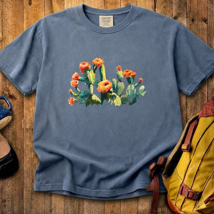 Painted Paddle Cactus Cotton T-Shirt