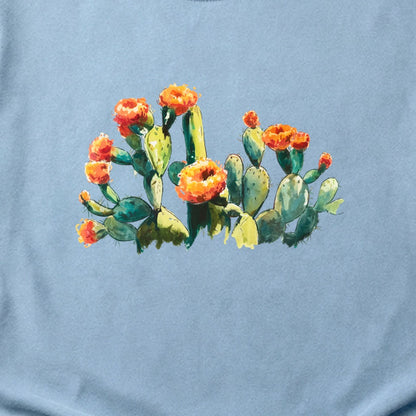 Painted Paddle Cactus Cotton T-Shirt