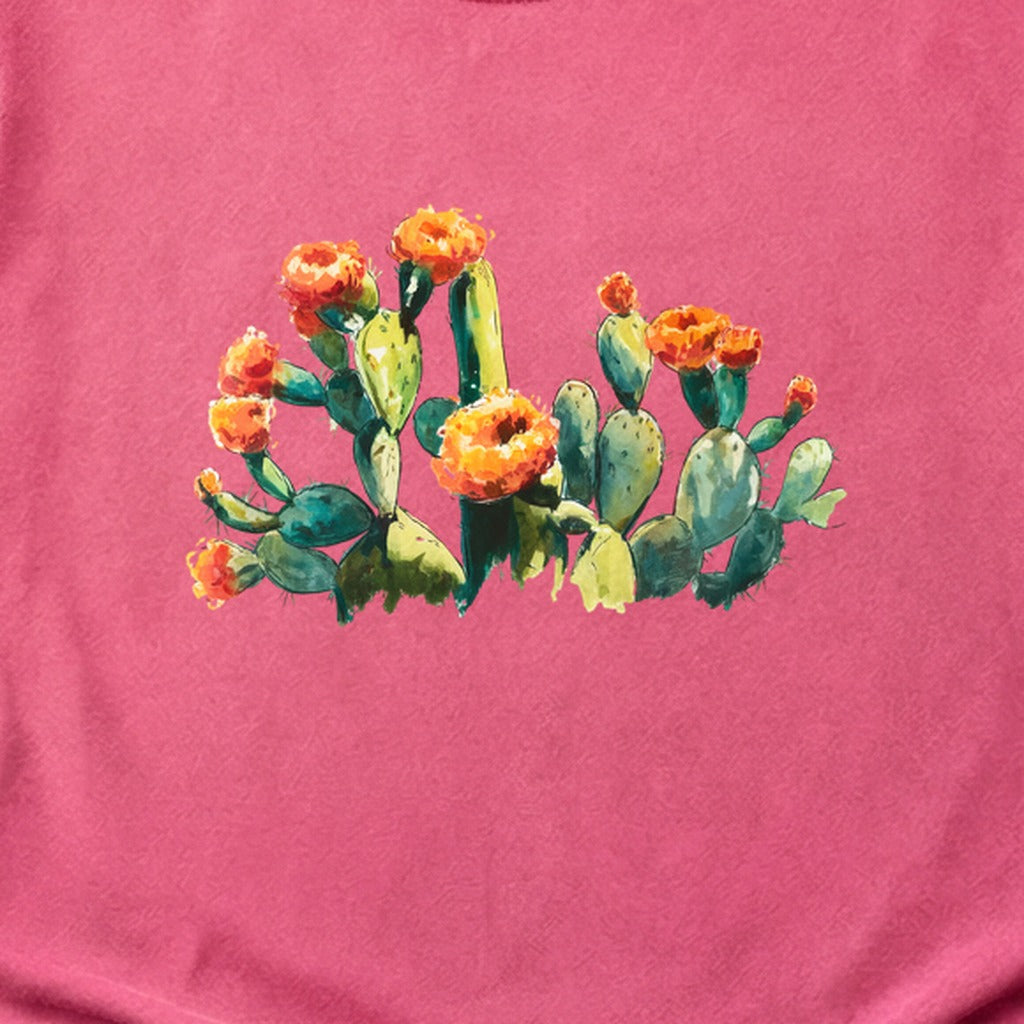 Painted Paddle Cactus Cotton T-Shirt