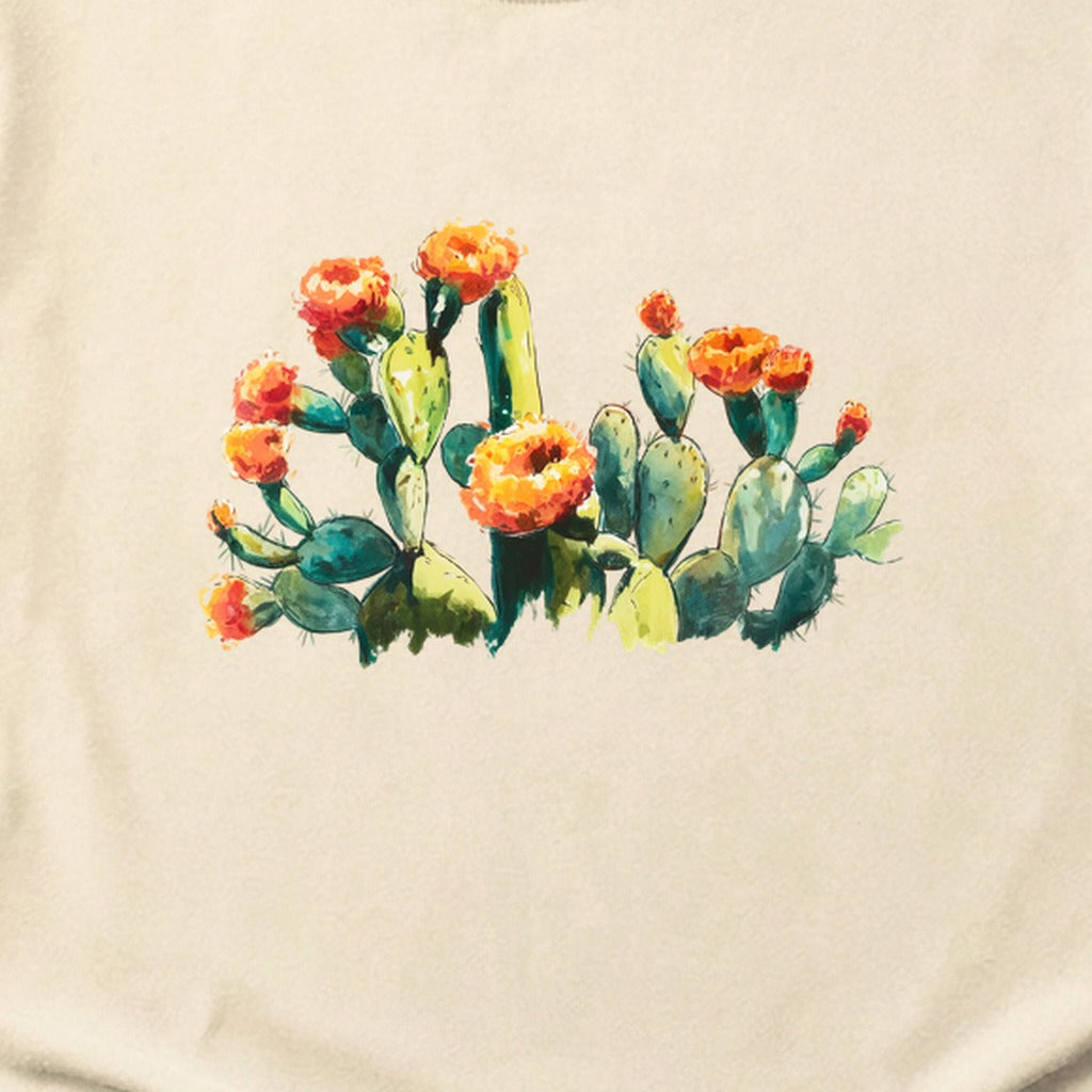 Painted Paddle Cactus Cotton T-Shirt