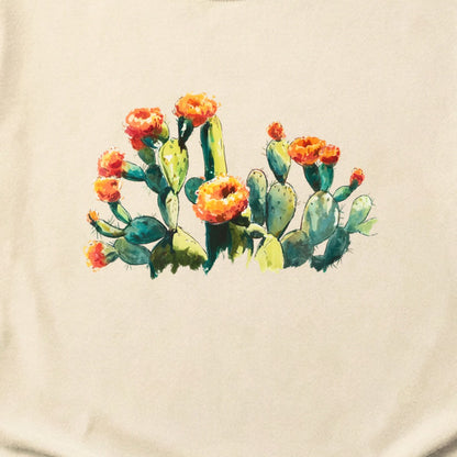 Painted Paddle Cactus Cotton T-Shirt