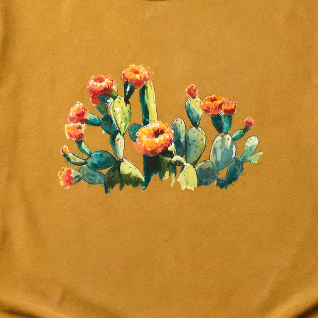 Painted Paddle Cactus Cotton T-Shirt