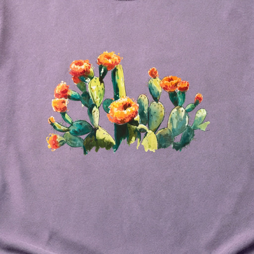 Painted Paddle Cactus Cotton T-Shirt