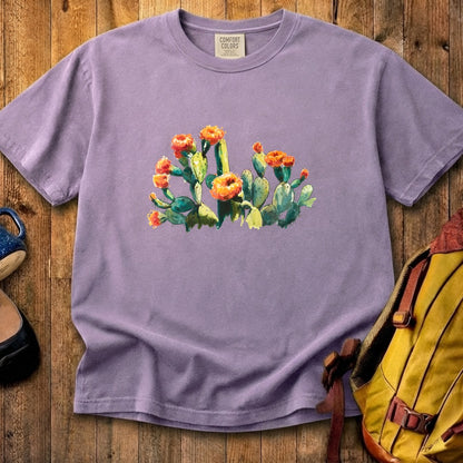 Painted Paddle Cactus Cotton T-Shirt