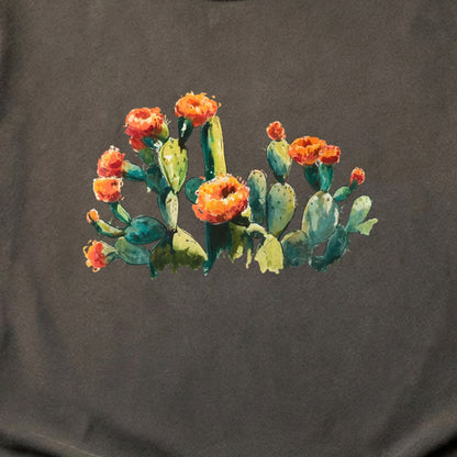 Painted Paddle Cactus Cotton T-Shirt