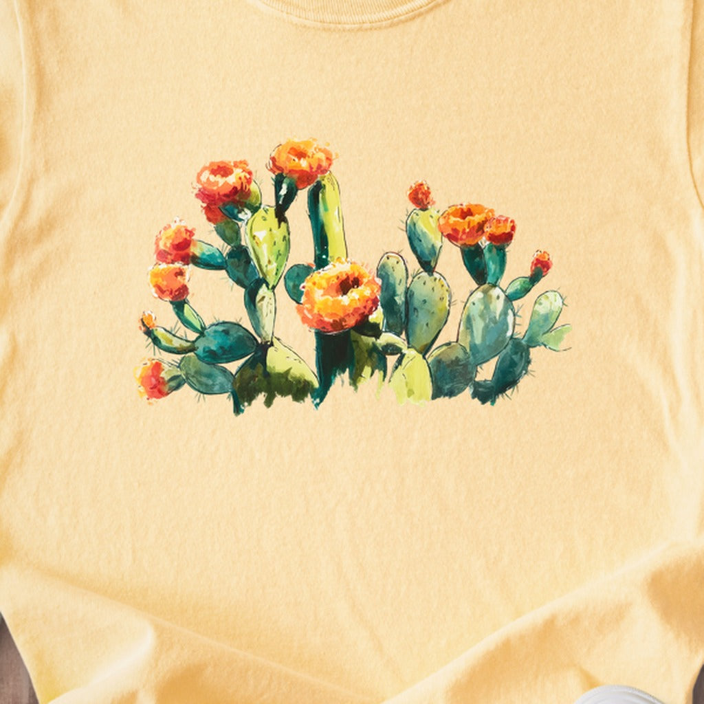 Painted Paddle Cactus Kids Cotton T-Shirt