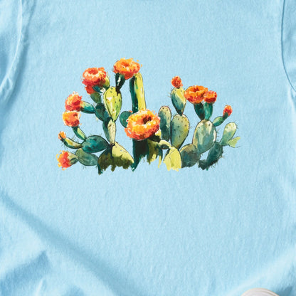 Painted Paddle Cactus Kids Cotton T-Shirt