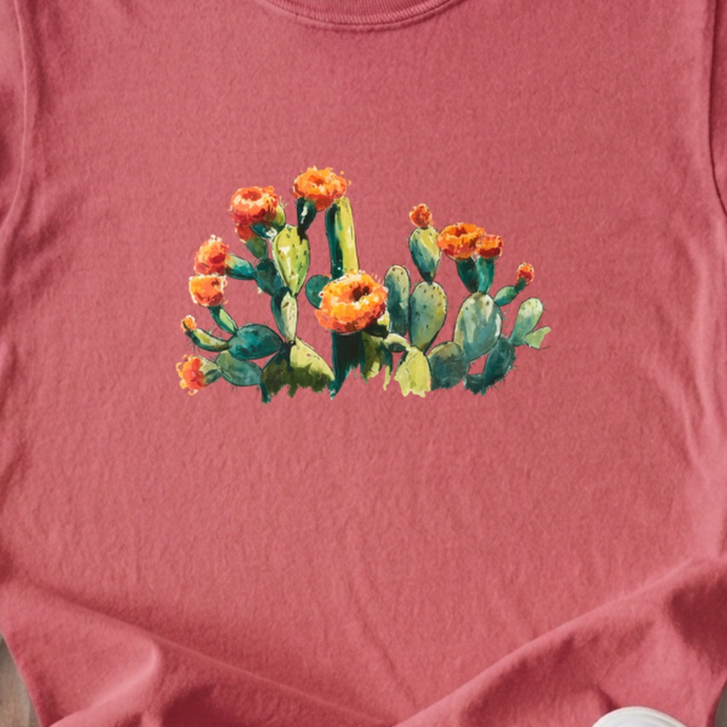 Painted Paddle Cactus Kids Cotton T-Shirt