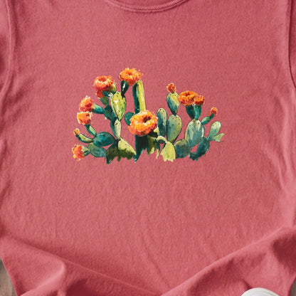 Painted Paddle Cactus Kids Cotton T-Shirt