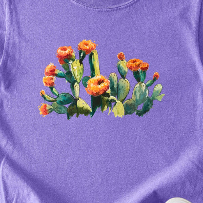 Painted Paddle Cactus Kids Cotton T-Shirt