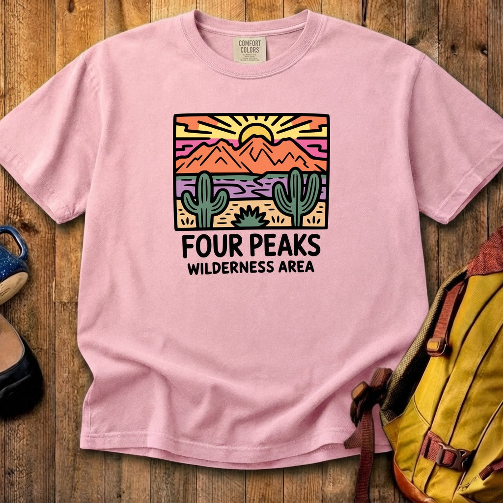 Painted Peaks Cotton T-Shirt