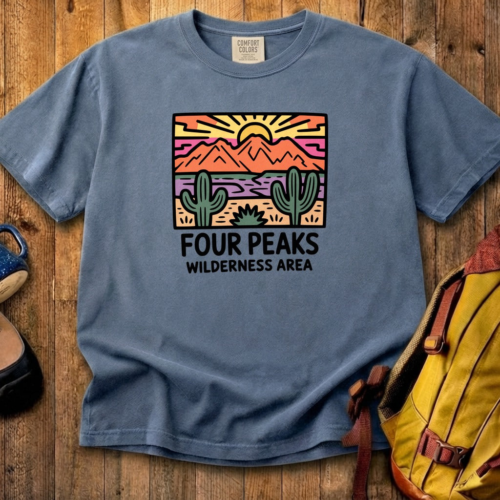 Painted Peaks Cotton T-Shirt