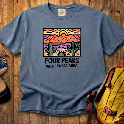 Painted Peaks Cotton T-Shirt