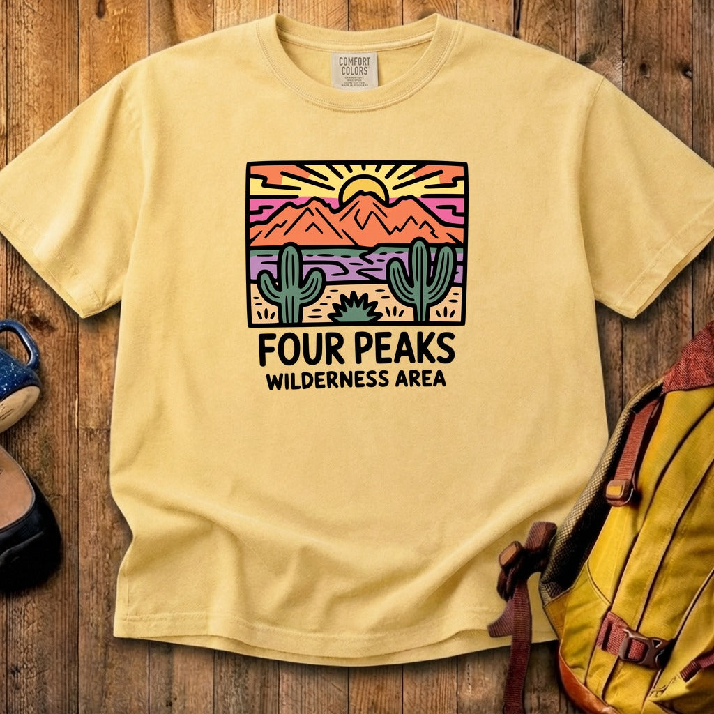 Painted Peaks Cotton T-Shirt