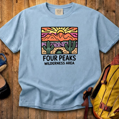 Painted Peaks Cotton T-Shirt