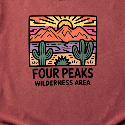 Painted Peaks Cotton T-Shirt