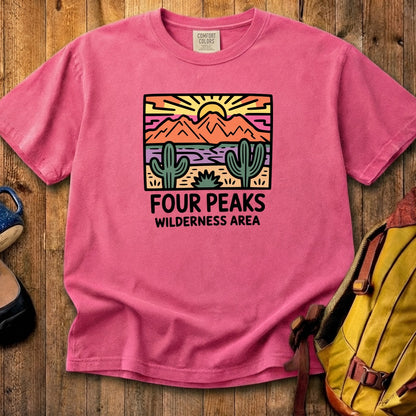 Painted Peaks Cotton T-Shirt