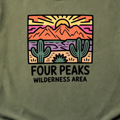 Painted Peaks Cotton T-Shirt