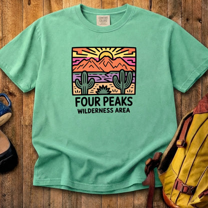 Painted Peaks Cotton T-Shirt