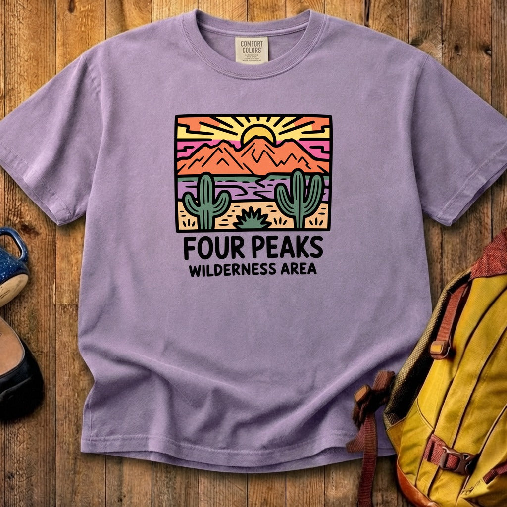Painted Peaks Cotton T-Shirt