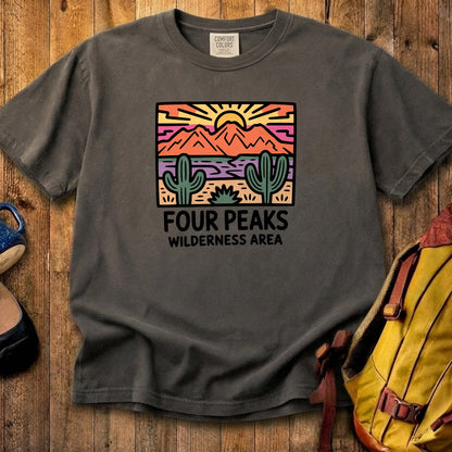 Painted Peaks Cotton T-Shirt