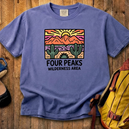 Painted Peaks Cotton T-Shirt
