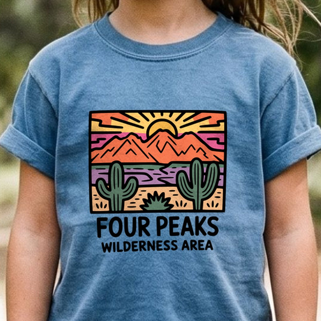 Painted Peaks Kids Cotton T-Shirt