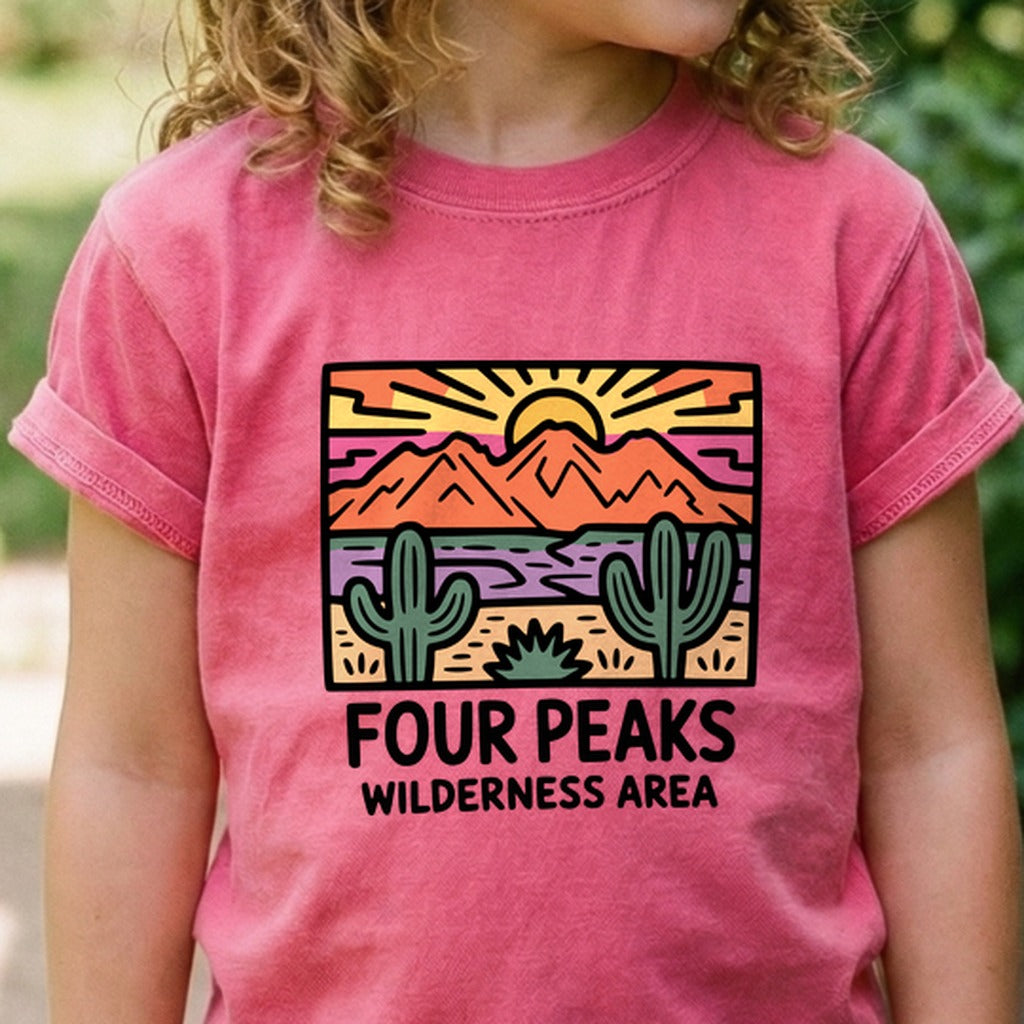 Painted Peaks Kids Cotton T-Shirt