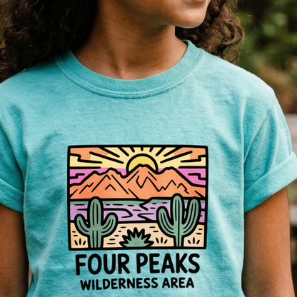 Painted Peaks Kids Cotton T-Shirt